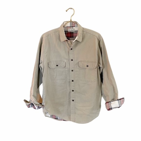 L.L. Bean Other - Vintage L.L. Bean Plaid Flannel Lined Shirt